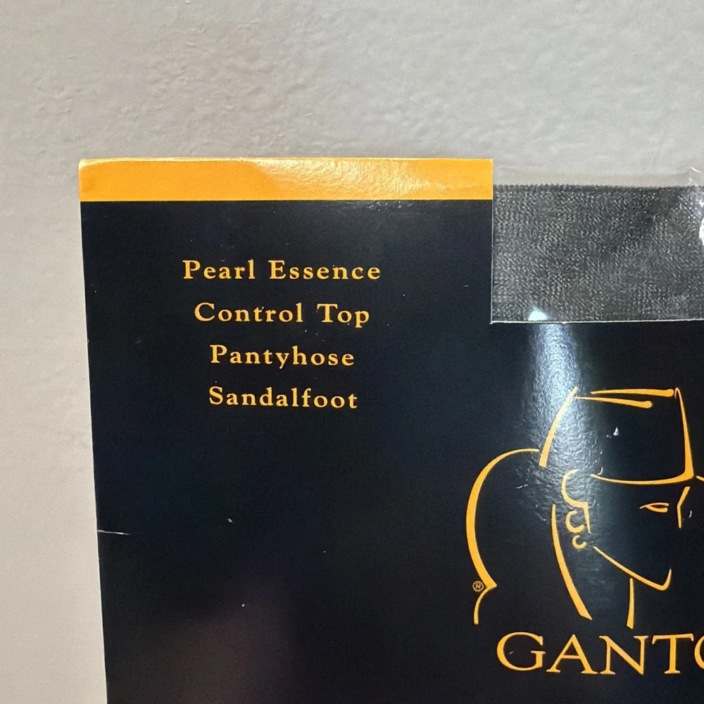 Vintage Gantos Pearl Essence Hosiery Pantyhose Medium Gray Gold Silver Lot 3